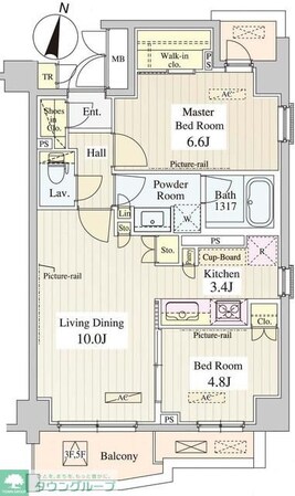 ル・シュクレ永福の物件間取画像